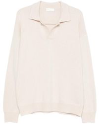 Roberto Collina - Long-Sleeved Knitted Polo Shirt - Lyst