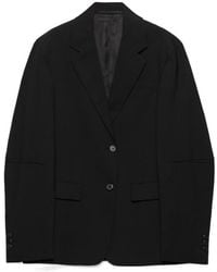 Prada - Single-Breasted Tailored Blazer - Lyst