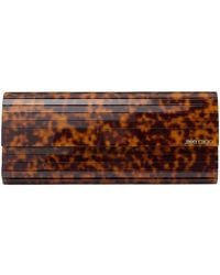 Jimmy Choo - Tortoiseshell Acrylic Clutch Bag - Lyst