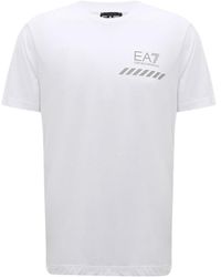 EA7 - Item O-Neck Short-Sleeved T-Shirt - Lyst