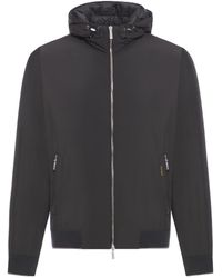 Moorer - Oniro-Stp Hooded Bomber Jacket - Lyst