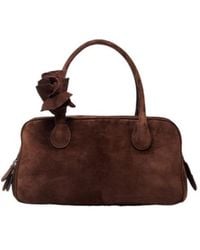 Magda Butrym - Brigitte Small Suede Shoulder Bag - Lyst