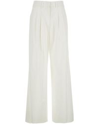 Pt Pantaloni - Pt Torino Frankie Pleated Wide-Leg Pants - Lyst