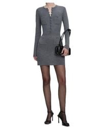 Self-Portrait - Knit Playsuit Mini Dress - Lyst