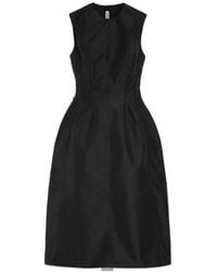 Jil Sander - Calf Length Sleeveless Dress - Lyst