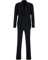 Tagliatore - Double-Breasted Tailored Suit - Lyst