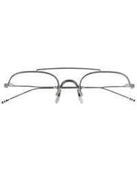 Thom Browne - Eyewear Pilot Frame Glasses - Lyst