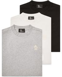 Moncler - Grenoble Logo Patch T-Shirt - Lyst