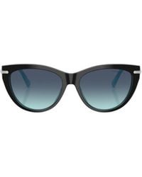 Tiffany & Co. - Cat-Eye Frame Sunglasses - Lyst