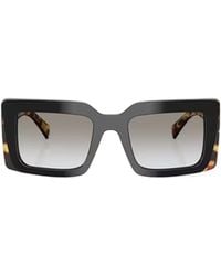 Prada - Eyewear Square Frame Sunglasses - Lyst