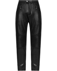DSquared² - Zip-Detailed Tapered Waxed Trousers - Lyst