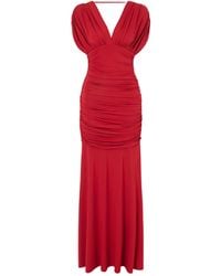 Jonathan Simkhai - Norvelle Gathered Jersey Gown - Lyst