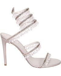 Rene Caovilla - René Caovilla Chandelier Embellished Sandals - Lyst