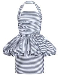 Patou - Halterneck Mini Dress - Lyst