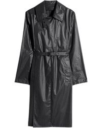 Lemaire - Water Repellent Belted Wrap Coat - Lyst