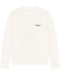 Givenchy - Paris Signature Embroidered Knitted Jumper - Lyst
