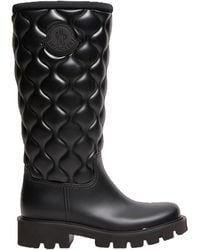 Moncler - Quilted Knee-High Rain Boots - Lyst