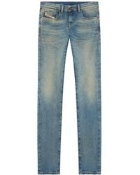 DIESEL - 2019 D-Strukt 09H50 Mid-Rise Slim-Fit Jeans - Lyst