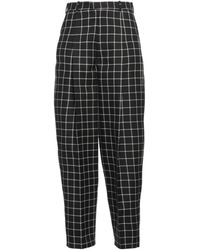 Marni - Plaid Wool Trousers - Lyst