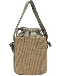 Chloé - Chloé Woody Drawstring Small Basket Bag - Lyst