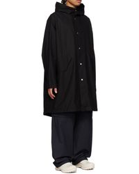 Jil Sander - Logo Printed Drawstring Hooded Parka - Lyst