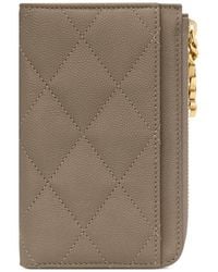 Saint Laurent - Zipper Card Holder - Lyst