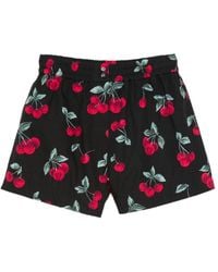 Twinset - Cherry-Print Shorts - Lyst