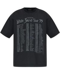 MISBHV - Infinite Secret Tour Print T-Shirt - Lyst