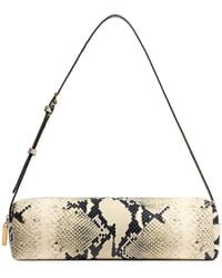 KHAITE - Snakeskin Cylindrical Shoulder Bag - Lyst