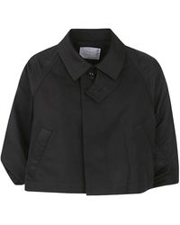 Sacai - Long-Sleeved Short Jacket - Lyst