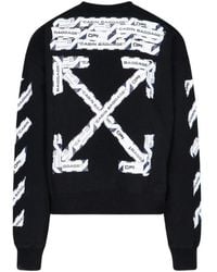 Off-White c/o Virgil Abloh - Logo Printed Sweater - Lyst