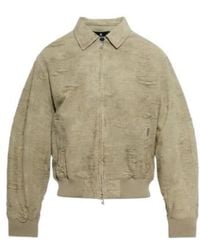 Represent - Textured Zip-Up Jacket - Lyst