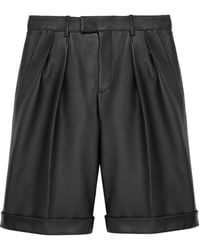 Saint Laurent - Mid-Rise Bermuda Shorts - Lyst