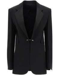 Givenchy - Pin Detail Tailored Blazer - Lyst