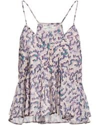 Isabel Marant - Sleeveless Waist-Cinching Top - Lyst