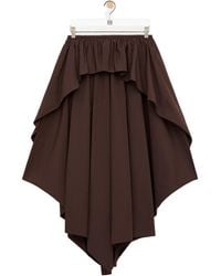 Loewe - Asymmetrical Skirt - Lyst