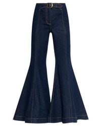 Zimmermann - Luna Belt-Detail Jeans - Lyst