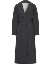 Weekend by Maxmara - Long Water-Repellent Technical Canvas Trench Coat - Lyst