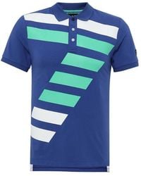 EA7 - Logo Lapel Polo Shirt - Lyst