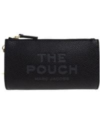 Marc Jacobs - The Logo Embossed Zipped Pouch - Lyst