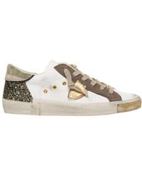 Philippe Model - Prsx Lace-Up Low-Top Casual Shoes - Lyst