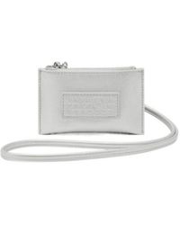 MM6 by Maison Margiela - Numeric-Logo Zipped Wallet - Lyst