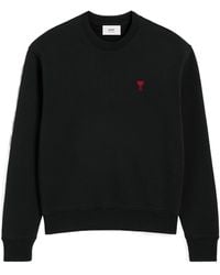 Ami Paris - Ami De Coeur Crewneck Sweatshirt - Lyst