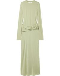 SIR. - Milesi Draped Stretch-Jersey And Satin Gown - Lyst