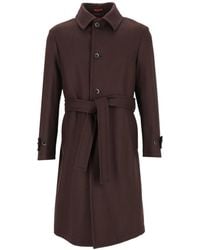 Barena - Paramar Belted Single-Breasted Coat - Lyst
