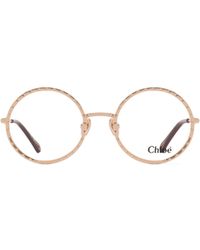 Chloé - Chloé Eyewear Round Frame Glasses - Lyst