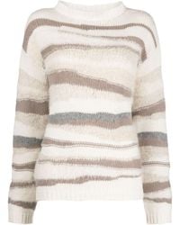 Fabiana Filippi - Color Blocked Crewneck Jumper - Lyst