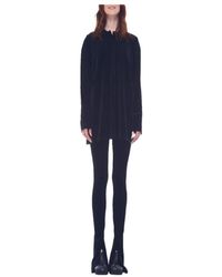 Norma Kamali - Slit-Detail Flared Leggings - Lyst
