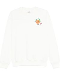 CASABLANCA - Cotton Sweatshirt With Cartoon Graphic - Lyst