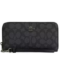 COACH - Long Zip-Around Wallet - Lyst